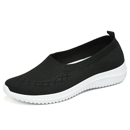 Leisure Women's Slip On Travel Soft Sole Comfortable Shoes Outdoor Mesh Runing Fashion Shoes