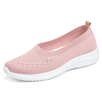 Leisure Women's Slip On Travel Soft Sole Comfortable Shoes Outdoor Mesh Runing Fashion Shoes