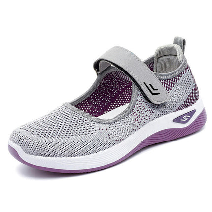 Women's Fashion Mesh Perforated Breathable Casual Shoes A Slip On Shoes