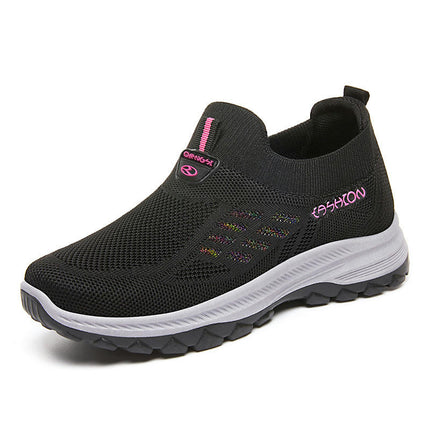 Womens Hands Free Slip on Comfort Maternity Walking Shoes with Arch Support