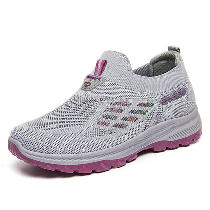 Womens Hands Free Slip on Comfort Maternity Walking Shoes with Arch Support