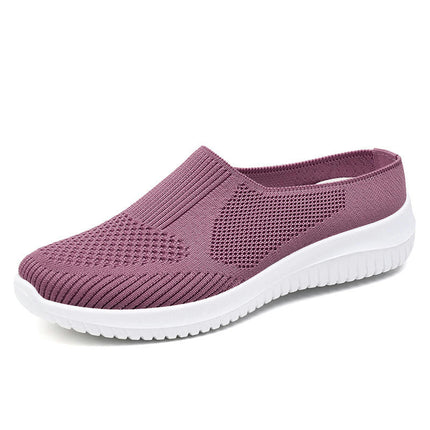 Leisure Women's Mesh Slip On Travel Soft Sole Comfortable Shoes Outdoor Runing Sports Shoes