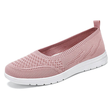 Leisure Women Slip On Travel Soft Sole Comfortable Shoes Outdoor Mesh Shoes