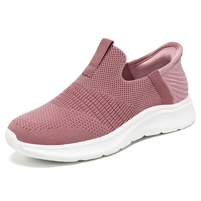 Slip on Sneakers Women Hands Free Walking Shoes with Arch Support Lightweight Comfort