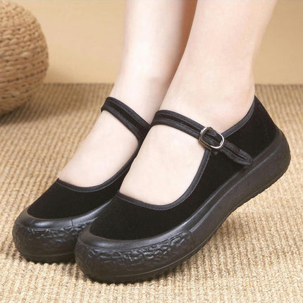 Women's Classic Comfort Cute Closed Toe Slip On Lightweight Breathable Walking Shoes