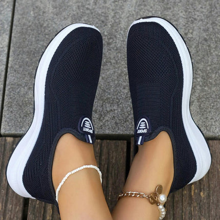 Women Slip on Shoes Casual Fashion Sneakers Breathable Walking Shoes