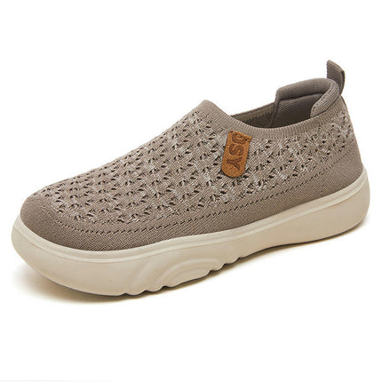 Slip ins Womens Slip on Sneakers Hands Free Walking Maternity Shoes with Arch