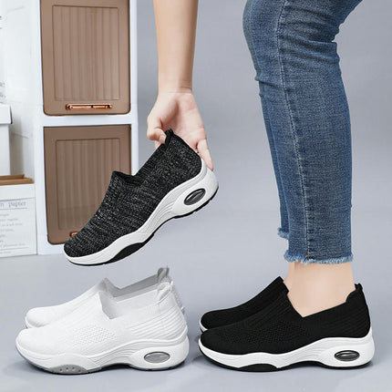 Women's Breathable Outdoor Sneakers Shoes Leisure Slip-on Women's