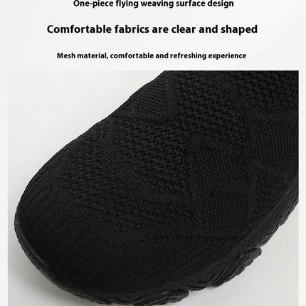 Mens Walking Slip On Shoes Lightweight Flat Casual Jogging Shoes