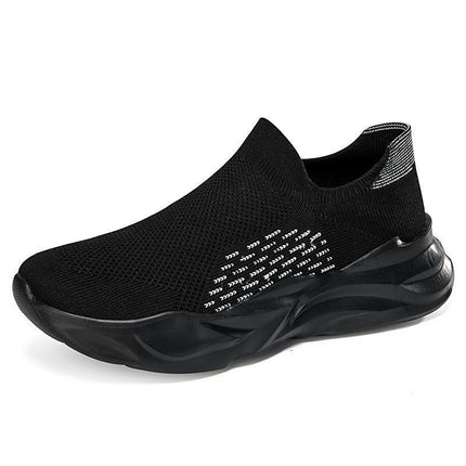 Men Slip On Walking Shoes Non Slip Lightweight Breathable Workout Shoes