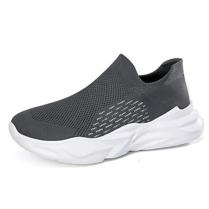 Men Slip On Walking Shoes Non Slip Lightweight Breathable Workout Shoes