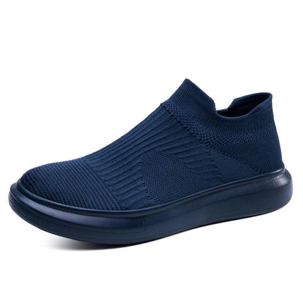 Mens Slip On Comfort Walking Shoes Ultra Lightweight Breathable Fashion Shoes Model D