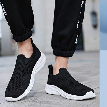 Mens Walking Shoes Slip On Lightweight Breathable Fashion Shoes