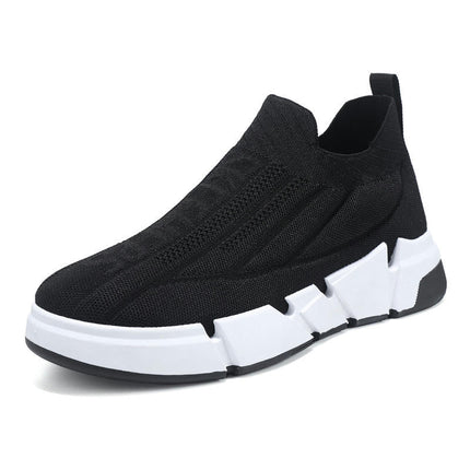 Mens Walking Slip On Shoes Running Tennis Lightweight Breathable Casual Shoes