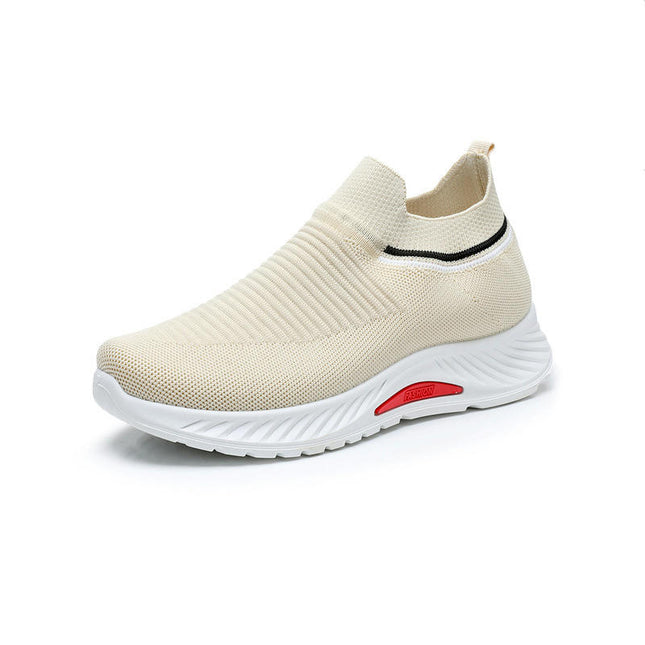 Men's Non Slip Running Shoes Ultra Light Breathable Casual Walking Slip On Fashion Sneakers