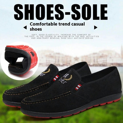 Men's Walking Slip On Shoes Casual Comfortable Breathable Fashion Non Slip Shoes