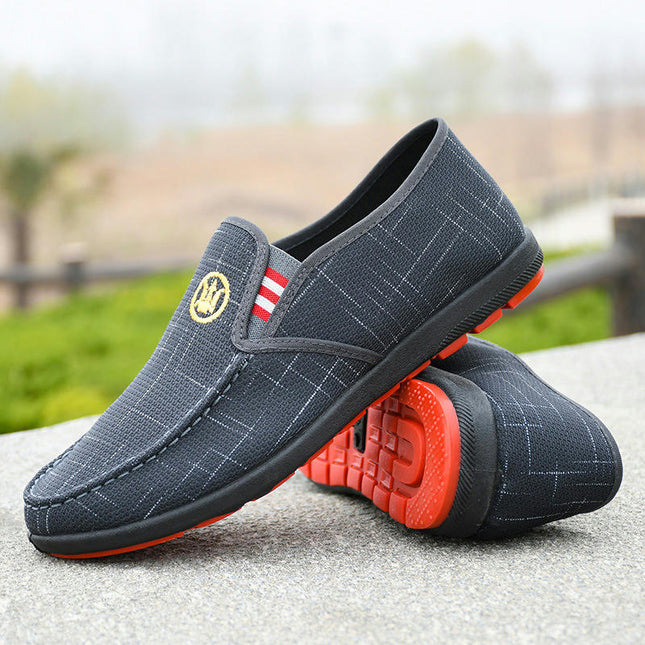 Men's Fashion Sneakers Casual Lightweight Breathable Slip-On Walking Shoes