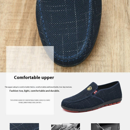 Men's Fashion Sneakers Casual Lightweight Breathable Slip-On Walking Shoes