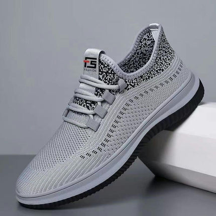 Mens Slip On Shoes Mesh Breathable Lightweight Cushioning Training Athletic Sneakers