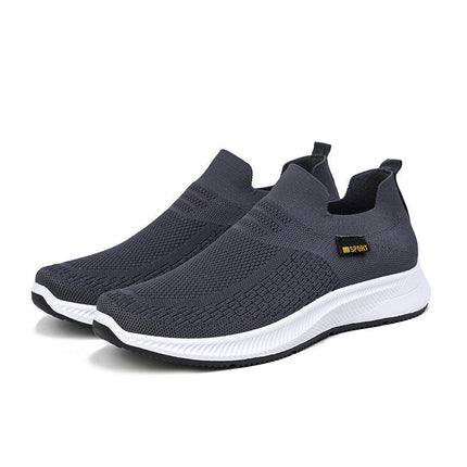 Mens Easy Slip Ons Walking Shoes Non Slip Comfortable Fashion Shoes