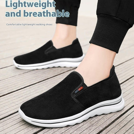 Men's Slip On Shoes Ultra Light Breathable Non Slip Running Casual Sports Shoes