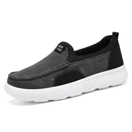 Mens Shoes Ultra Light Breathable Non Slip Casual Sports Fashion Slip On Shoes