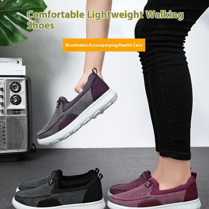 Mens Shoes Ultra Light Breathable Non Slip Casual Sports Fashion Slip On Shoes