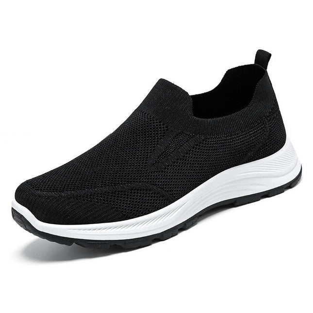 Mens Walking Shoes Ultra Light Breathable Non Slip Slip On Casual Sports Shoes Model F