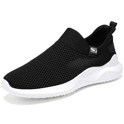 Mens Walking Shoes Ultra Light Breathable Non Slip Casual Slip On Fashion Shoes