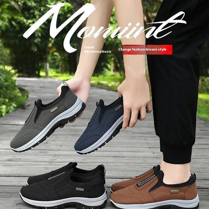 Mens Slip-On Walking Shoes Non Slip Breathable Workout Lightweight Gym Shoes Model G