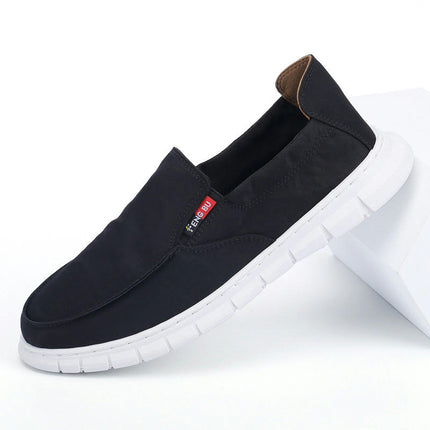 Men Walking Shoes - Lightweight Jogging Work Casual Comfy Slip-On Shoes