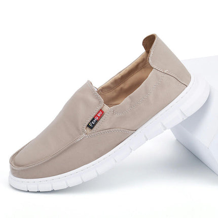 Men Walking Shoes - Lightweight Jogging Work Casual Comfy Slip-On Shoes