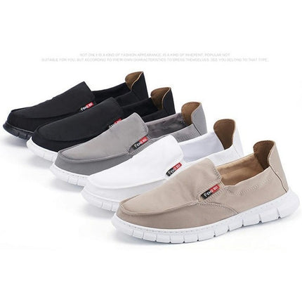 Men Walking Shoes - Lightweight Jogging Work Casual Comfy Slip-On Shoes