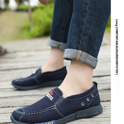 Men's Slip-On Casual Lightweight Walking Shoes Non Slip Breathable Shoes