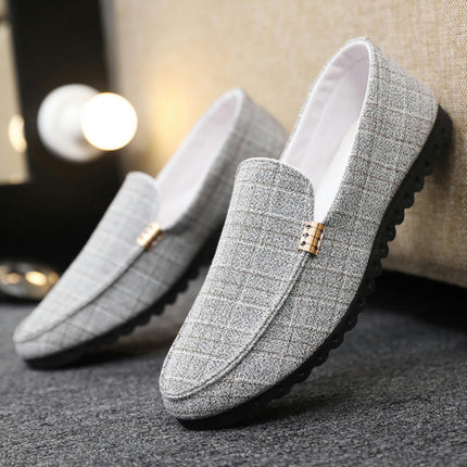 Men's Slip-On Shoes Casual Lightweight Walking Non Slip Breathable Shoes