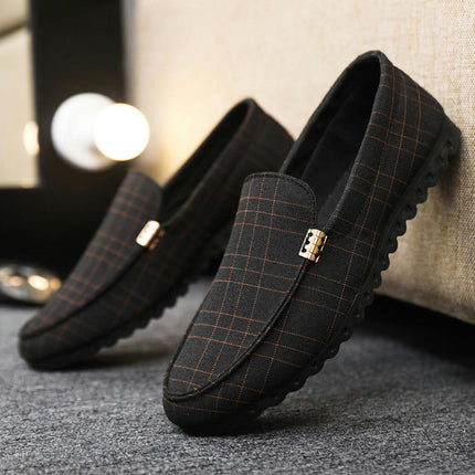 Men's Slip-On Shoes Casual Lightweight Walking Non Slip Breathable Shoes