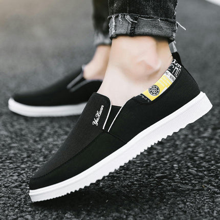 Mens Workout Shoes Classic Casual Walking Non Slip Comfortable Fashion Slip On Shoes