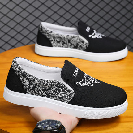 Men Slip On Shoes Casual Lightweight Walking Non Slip Breathable Shoes