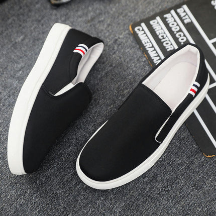 Walking Shoes for Men's Fabric Fashion Non Slip Tennis Breathable Slip On Shoes