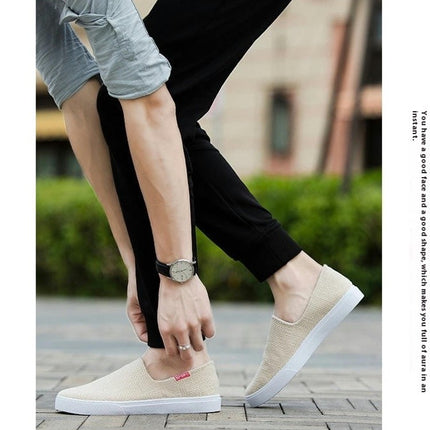 Men's Casual Slip On Shoes Work Walking Anti-Skid Breathable Shoes