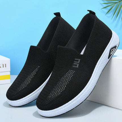 Men's Casual Slip On Shoes Walking Soft Anti-Skid Lightweight Breathable Shoes