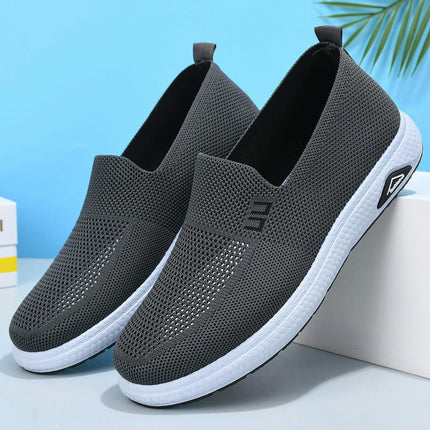 Men's Casual Slip On Shoes Walking Soft Anti-Skid Lightweight Breathable Shoes