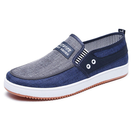 Mens Slip On Shoes Business Breathable Walking Shoes Non Slip Walking Shoes