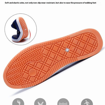 Mens Slip On Shoes Business Breathable Walking Shoes Non Slip Walking Shoes