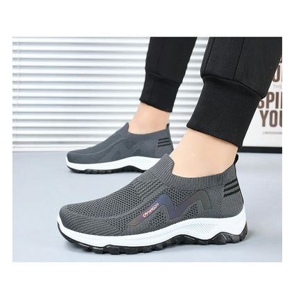 Mens Shoes Comfortable Fashion Non Slip Running Walking Breathable Lightweight Shoes