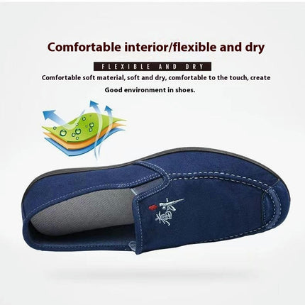 Men's Casual Slip On Walking Anti-Skid Soft Lightweight Breathable Work Shoes