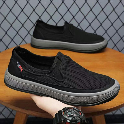 Men's Wide Shoes Slip On Comfortable Breathable Fashion Walking Shoes