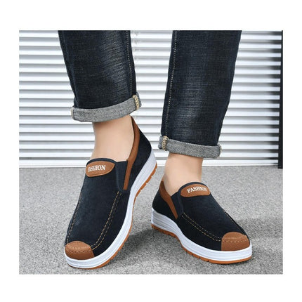 Men Slip On Walking Shoes Non Slip Comfortable Breathable Casual Wide Shoes