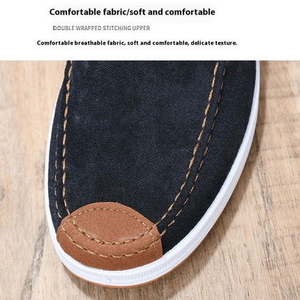 Men Slip On Walking Shoes Non Slip Comfortable Breathable Casual Wide Shoes