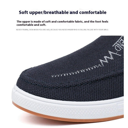 Mens Breathable Lightweight Comfortable Non Slip Walking Workout Slip On Shoes